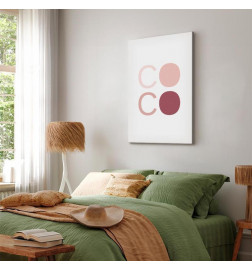 Quadro - Pink Coco (1 Part) Vertical