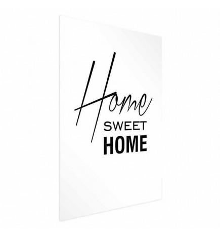 Plakāts - Black and White: Home Sweet Home