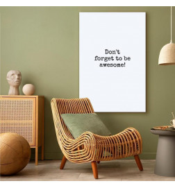 Taulu - Dont Forget to Be Awesome! (1 Part) Vertical