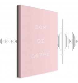 Canvas Print - Now or Never (1 Part) Vertical