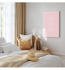 Canvas Print - Now or Never (1 Part) Vertical