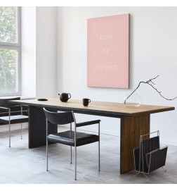 Canvas Print - Now or Never (1 Part) Vertical