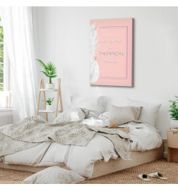 Cuadro - Lets Get Lost in Tropical Paradise (1 Part) Vertical