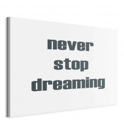 Cuadro - Never Stop Dreaming (1 Part) Wide