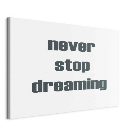 Paveikslas - Never Stop Dreaming (1 Part) Wide