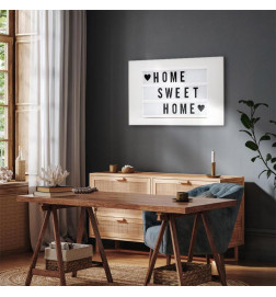 Canvas Print - Cinema Light Box (1 Part) Vertical