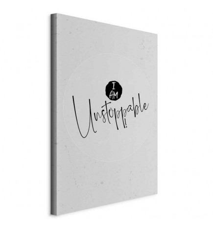 Cuadro - I Am Unstoppable (1 Part) Vertical