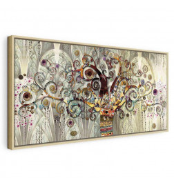 Schilderij - Tree of Life (1 Part) Narrow