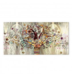 Schilderij - Tree of Life (1 Part) Narrow