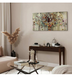 Schilderij - Tree of Life (1 Part) Narrow