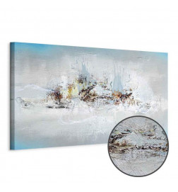 Canvas Print - Winter Outside the Window (1 Part) Narrow