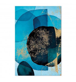 Schilderij - Ocean Kaleidoscope (1 Part) Vertical