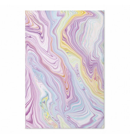 Plakāts - Colorful Dream - abstract shapes in pastel shades