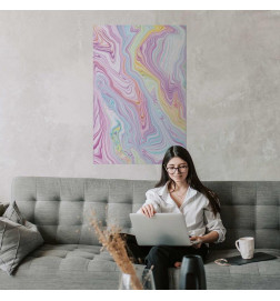 Plakatas - Colorful Dream - abstract shapes in pastel shades