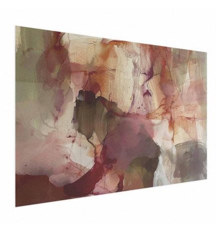 Plakat - Spring Composition - glimmers and forms in watercolor technique