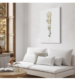 Canvas Print - Golden Branch (1 Part) Vertical