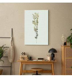 Canvas Print - Golden Branch (1 Part) Vertical
