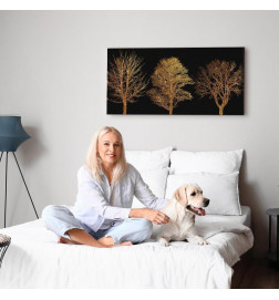 Canvas Print - Golden Forest (1 Part) Wide