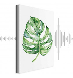Seinapilt - Watercolor Monstera (1 Part) Vertical