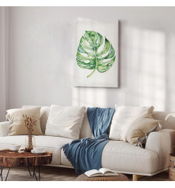 Paveikslas - Watercolor Monstera (1 Part) Vertical