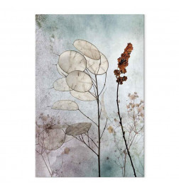 Leinwandbild - Foggy Lunaria (1 Part) Vertical