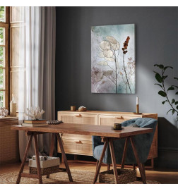 Canvas Print - Foggy Lunaria (1 Part) Vertical