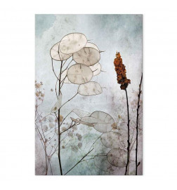 Schilderij - Lunaria Fruits (1 Part) Vertical