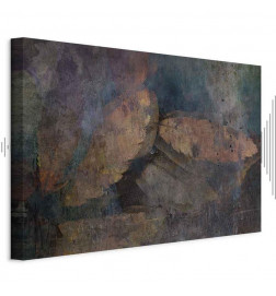 Leinwandbild - Copper Leaves (1 Part) Wide