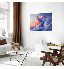 Plakatas - Clouds Like Painted: Artistic Dawn Brushes Painting the Sky