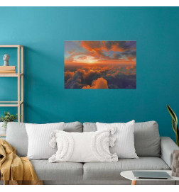 Plakat - When Dawn Tickles the Clouds: A Color Show on the Morning Sky