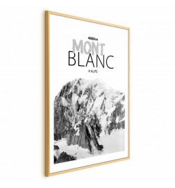 Plakāts - Mont Blanc