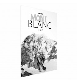 Plakat - Mont Blanc