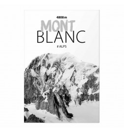 Plakatas - Mont Blanc