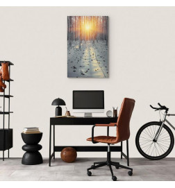 Canvas Print - Winter Afternoon (1 Part) Vertical