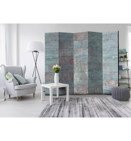 Biombo - Turquoise Concrete II [Room Dividers]