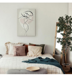 Canvas Print - Beige Energy (1 Part) Vertical