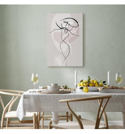 Tableau - Beige Energy (1 Part) Vertical