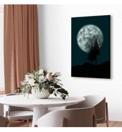Quadro - Beautiful Full Moon (1 Part) Vertical