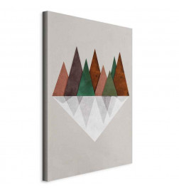 Leinwandbild - Symmetrical Land (1 Part) Vertical