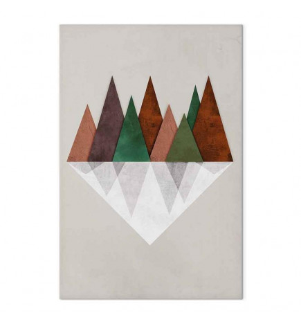 Cuadro - Symmetrical Land (1 Part) Vertical