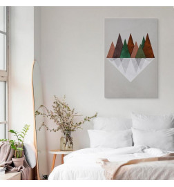 Canvas Print - Symmetrical Land (1 Part) Vertical