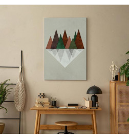 Canvas Print - Symmetrical Land (1 Part) Vertical