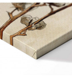 Leinwandbild - Cotton Branches (1 Part) Vertical