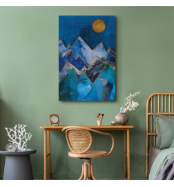 Schilderij - Night Walk (1 Part) Vertical