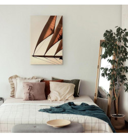 Schilderij - Sea Wind (1 Part) Vertical