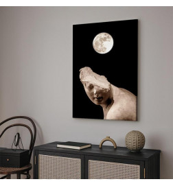 Slika - Moon and Statue (1 Part) Vertical