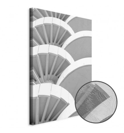 Canvas Print - White Detail (1 Part) Vertical