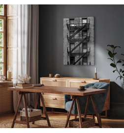 Canvas Print - Emergency Exit (1 Part) Vertical