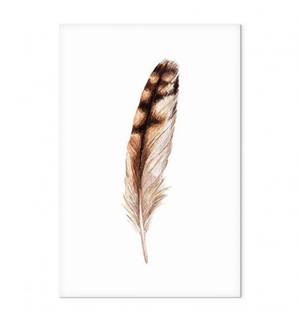 Schilderij - Magic Feather (1 Part) Vertical