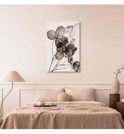 Schilderij - Transparent Clover (1 Part) Vertical